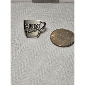 Starbucks Coffee Employee Mug Award Flair Flash Lapel Pin collectible